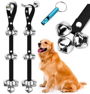 lot 4421 image: BLUETREE 2 Pack Dog Doorbells Premium Quality Training Potty Great Dog Bells Adjustable Door Bell Dog Bells for Potty Training Your Puppy The Easy Way - 7 Extra Large Loud 1.4 DoorBells