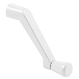 lot 10478 image: Prime-Line H 4320 Casement Operator Crank Handle with 1132 In. Bore, White (2 Pack)