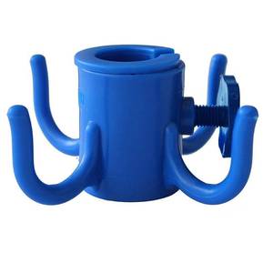 lot 10484 image: AMMSUN Beach Umbrella Hanging Hook,4-prongs Plastic Umbrella Hook Hanging for Towels HatsClothesCameraSunglasses Bags,Fit for Beach,Camping Trips Blue