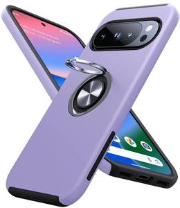 lot 12208 image: JAME for Google Pixel 10 CasePixel 10 Pro Case, Slim Fit Military Grade Shockproof Cover with Metal Ring Holder Stand Kickstand Protective Phone Case for Google Pixel 1010 Pro 6.3, Purple