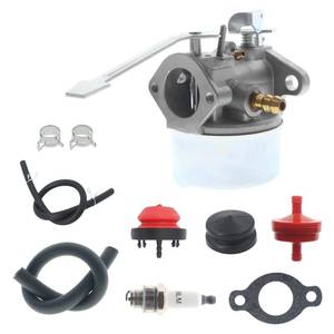 lot 12219 image: Cnfaner 640086A Carb Carburetor for Tecumseh 640086 632641 632552 HSK600 KSK600 TH098SA 3HP 2 Cycle Engine CCR Powerlite Snowblower Carb