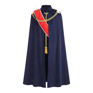 lot 12245 image: HAPNBCELE King Robe Queen Cape Costume for Adults, Mens Crown Prince Standing Collar Cloak Womens Empress Royals Renaissance Medieval Party Outfit(150CM59.05Inches)