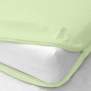 lot 12247 image: Shreem Linen Zipper Fitted Sheet -16 Inch Extra Deep Pocket, Soft Brushed Microfiber Bottom Sheet, Wrinkle, Shrink & Fade Resistant, Hotel Quality, Sage, Queen