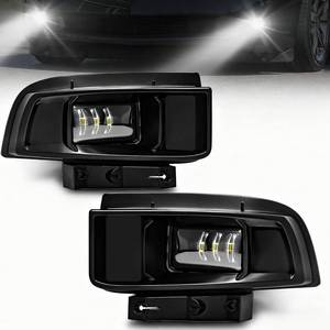 lot 13209 image: OKSIWA Upgrade LED Fog Lights for 2005-2013 Chevrolet Corvette C6 Base Models,Drving Fog Lamp Replacement Assembly, Plug and Play, Waterproof, Clear Lens,Exclude Fog Wiring Harness