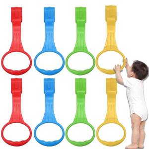 lot 14311 image: FOORAINDA Baby Pull Up Ring 8 Pack Babies Stand Up Learn to Walk Assistant Handle for Baby Playpen and Crib