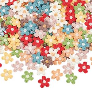 lot 14351 image: FINGERINSPIRE 144Pcs 8 Colors Knitted Flowers Patch 0.6Inch Crochet Flower Patches Flower Sew On Patches Cotton Knitting Applique Patches Costume Accessories for Crafts Clothes Dress Jackets Hat Bags