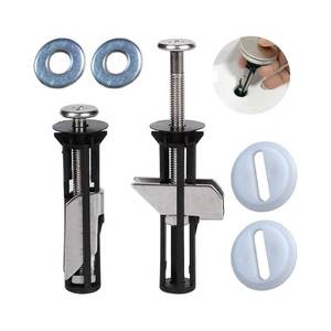 lot 14403 image: MUU Universal Toilet Seat Bolt kit,Screws,Quick Release,Easy to Install- Toilet Seat Replacement Parts Kit,Toilet Cover Maintenance Accessories,Fixing Accessories (Screws-JS2) (2)