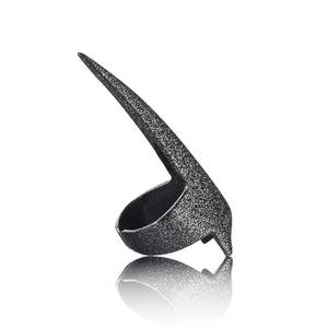 lot 14408 image: Quick Braid Aid Finger Parting Tool - Stainless Steel Stitch Braiding Tools for Durable Dreadlocks Wig & Installation of Human Hair Extensions Beader Tool (Black Glitter)