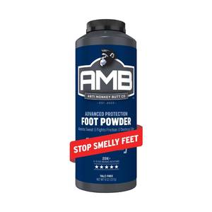 lot 14409 image: Anti Monkey Butt Medicated Foot Powder with Calamine - Antifungal Odor Eliminator & Itch Relief - Sweat Absorption, Blister Protection, & Long-Lasting Comfort - 8 oz