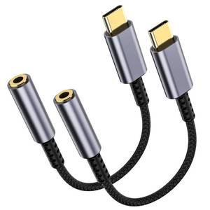 lot 14411 image: LERTOSEN 2 Pack USB C to 3.5mm Headphone Jack Adapter �� HiFi Audio Dongle, Type C to Aux Female Cable Cord Compatible with iPhone 171615 Pro Max, Samsung S25S24S23, iPad Pro, Pixel, MacBook
