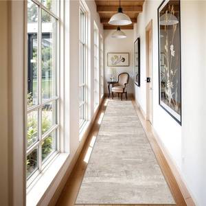 lot 15332 image: YOUFORTONG Runner Rug 2x10 Washable Indoor Modren Abstract Long Kitchen Carpet with Non Slip Backing Soft Home Decor Rugs for Bedroom Laundry Entryway Ultra Soft Floor Mat for Bathroom 2X10 Beige