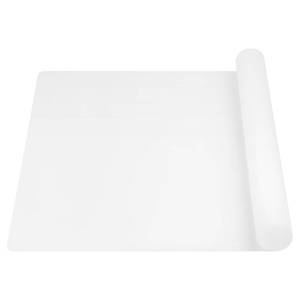 lot 16033 image: Silicone Mat for Kitchen Counter - Cuttte 23.62 x 15.75 Large Heat Resistant Mats for Countertop, Anti-slip Quartz Countertop Protector for Air Fryers Coffee Pots(White Translucent)