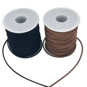 lot 16047 image: Leather String, 2 Rolls Faux Leather Cord, Flat Suede Leather Lace for Necklaces, Bracelets, Jewelry Making, Tassels, Dream Catchers and Art Crafts