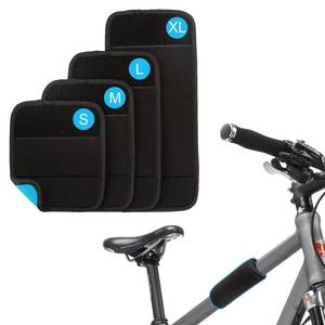 lot 16062 image: Bike Frame Protection Kit - 4-Piece, Universal Bicycle Frame Protection,Made of Neoprene, Can be Used on Bicycle Carrier Protection, E-Bike Accessories, Bicycle Accessories