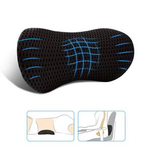 lot 16117 image: Lumbar Pillow, Memory Foam Lumbar Support Pillow for Office Chair and Car Seat, Back Support Pillow for Lower Back Pain Relief, Support Cushion Back Pillow for Sleeping, Resting, Driving, Traveling
