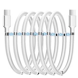 lot 18391 image: AICase Magnetic Charging Cable, Type C to Type C (3.3 FT) Super Organized Charging Magnetic Absorption Nano Data Cable for Samsung S23S22S21S20 Ultra, MacBook ProAir, iPad Pro 12.9 11 Air Mini