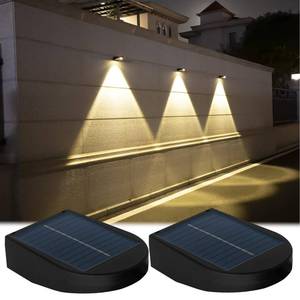 lot 18410 image: Mrzxy Solar Lights Outdoor Waterproof for Mailbox and House Numbers, 3000K Warm Solar Downlight Sconce Dusk to Dawn for Mailbox Post, Fence, Address Sign��(Warm White, 2 Pack)