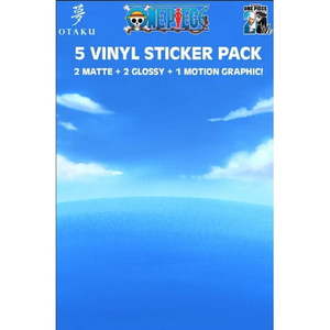 lot 18422 image: One Piece Vinyl Sticker Pack (5 Stickers) and Dragonball z