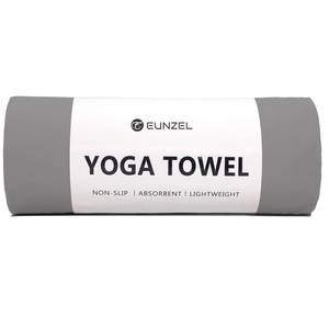 lot 18467 image: Eunzel Hot Yoga Towel Non Slip Yoga Mat Towel Non-Slip Sweat Absorbent Microfiber Towel for Hot Yoga, Pilates and Workout 72 x 26.5, Dark Grey