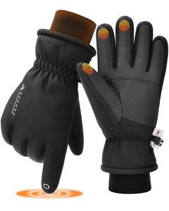 lot 20220 image: GXCROR Waterproof Ski Gloves for Men Women - Winter Warm Touchscreen Gloves for Cold Weather, Windproof for Snowboarding, Cycling & Outdoor Work