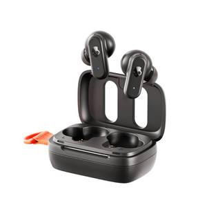 lot 2425 image: Skullcandy Dime 3 Wireless Earbuds, Bluetooth Headphones, Noise Isolating Fit, Up to 20 Hours Battery, Microphone for iPhone Android, Easy Carry with Integrated Lanyard - True Black