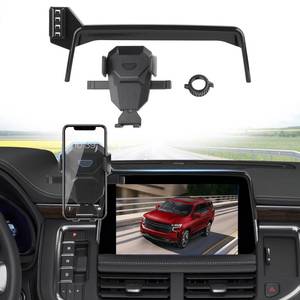 lot 9078 image: Sunsdrew Car Phone Holder for 2021-2024 Chevy TahoeChevrolet Suburban Accessories,Adjustable Suburban Phone Mount for 10.2-inch Screen,Hands-Free Ultra Stable Phone Stand