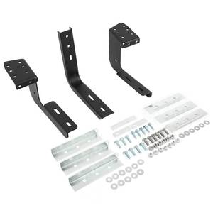 lot 9093 image: HECASA 54 Passenger Step Running Board Bracket Kit Compatible with 2014-Present Ram Promaster 1500 2500 3500 Side Nerf Bars Mounting Bracketsin