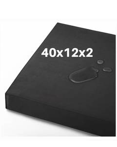 lot 9101 image: Bench Cushion 40x12x2 inches, Strengthen Waterproof Outdoor Seat Cushions, High-Density Bench Pad, Detachable Cover Cushion for Bench, Outdoor Cushions for Patio Garden Swing Furniture - Black