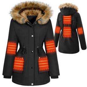 lot 3857 image: HEEKPEK Womenfts Heated Jacket with 6-Zone Heating  12V Fast Charge and 18400mAh Large Capacity Battery