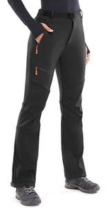 lot 4436 image: Heathyoga Snow Ski Pants Women Waterproof Softshell Insulated Fleece Lined Snowboard Pants Hiking Pants for Winter Outdoor XL