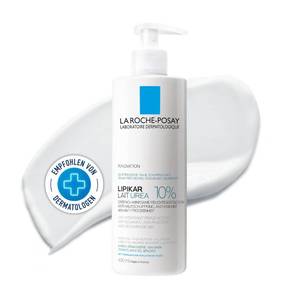lot 10037 image: La Roche-Posay Lipikar Urea 10percent Roughness Smoothing Lotion, Body Lotion For Dry Skin With 10percent Urea  Shea Butter  Allantoin, Rough And Bumpy Skin Lotion, Softens and Smooths Skin With 1 Application