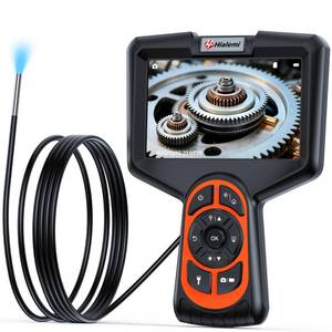 lot 4442 image: Hialemi 3.9mm Borescope, 5 IPS Screen 1080P Endoscope Camera with Light, Inspection Camera, 5FT Semi-Rigid Snake, IP67 Waterproof Industrial Borescope for Automotive Engine Aircraft Mechanic Toolsin