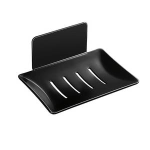 lot 10111 image: YUZP Soap Holder for Shower with Stainless Steel,Rustproof Soap Saver Sponge Holder for Bathroom,Tub,Kitchen Sink (Black)
