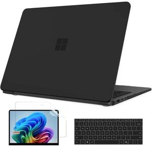 lot 10159 image: B BELK Case for Microsoft Surface Laptop 15 inch Touchscreen Copilot PC 2024 (7th Edition) Model 2037, Plastic Hard Shell Case  Keyboard Cover  Screen Protector for 15ftft Microsoft Surface, Black