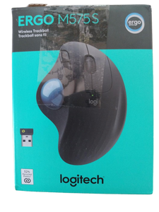 lot 10167 image: ERGO M575S Wireless Logitech Mouse Black