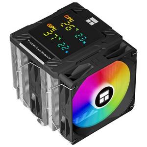 lot 11864 image: Thermalright Peerless Assassin 120 Digital ARGB Black CPU Air Cooler, Digital Screen Top Cover,6 Heatpipes Computer CPU Cooler, for AM4AM5,Intel LGA17001851115011511200, PC Cooler-Black ARGB