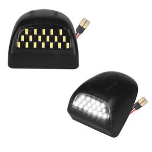 lot 12263 image: RAVSOFT LED License Plate Light tag lamp Assembly For 1999-2013 Chevy Silverado GMC Sierra 1500 2500 3500 Avalanche Suburban Tahoe Yukon Black housing 6000K White, Pack of 2