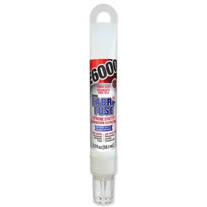 lot 12316 image: E6000 565000 Fabri-Fuse Adhesive, 2 fl oz Hang Bottle Used