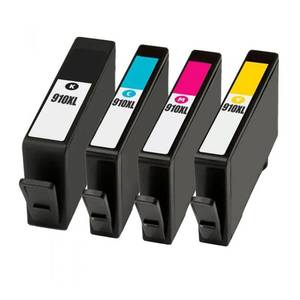 lot 12349 image: Amazink 910XL Ink Cartridges, Replacement for 910XL, Works with OfficeJet Pro 8035, 8025, 8028, 8022 Printers (4-Pack, Black, Cyan, Magenta, Yellow)