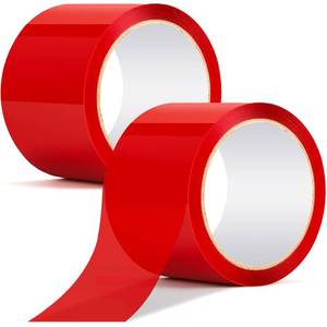 lot 12351 image: Juexica Construction Seaming Tape Red 3 x 55 Yards Sheathing Sealing Tape Underlayment for Foam Board Insulation, Vapor Barrier, House Wrap(2 Rolls)in