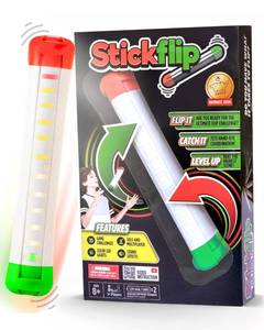 lot 12410 image: Stickflip How Many Flips can You Throw  Electronic Flip Challenge Game  Auto-Counting Skill Toy for Kids, Teens and Adults  10 Games Each with a High Score to Beat  Fun Gift and Party Game Ages 8