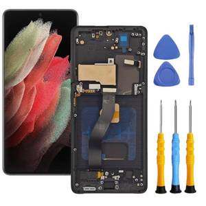 lot 12437 image: ZTOOYO AMOLED for Samsung Galaxy S21 Ultra 5G Screen Replacement with Frame for Samsung S21 Ultra Screen Replacement kit SM-G998u G998a G998w LCD Touch Display digitizer with Tools Black