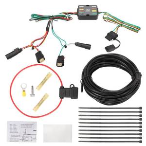 lot 14400 image: KASturrboo 4-Pin Trailer Wiring Harness 56335 Compatible with Escape S SE SEL Titanium 2013-2016, 4 Way Flat Output Trailer Wire Towing Hitch