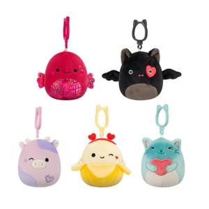 lot 14413 image: Squishmallows Original Valentine�s Day Clip 5-Pack � Official Jazwares Plush (Clips) (Amazon Exclusive)