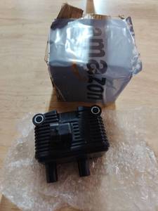 lot 14441 image: Promrmr 4Pin Single Fire Ignition Coil Compatible with Harley Davidson Softail Dyna Touring 2001 2002 2003 2004 2005 2006 Replace 31743-01 210538, 3 OHM