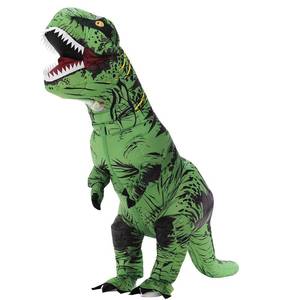lot 14475 image: Servllcell Inflatable Dinosaur Costume for Adult,Halloween Costumes T Rex Blow Up Costumes for Women Men,Funny Cosplay Party(Green)