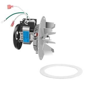lot 15412 image: Replacement 812-4400 Exhaust Blower Motor for PelPro PP130, PP60, Quadra-Fire Castile, Santa Fe, Heatilator Eco-Choice PS35, Pleasant Hearth PH50CABPS Pellet Stoves (No Housing)