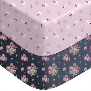 lot 16168 image: Yoofoss Baby Crib Sheets for Boys Girls, Fitted Crib Sheet 2 Pack for Standard Crib and Toddler Mattress, Super Soft Microfiber Baby Sheet 28x52x8in(PinkCherry)