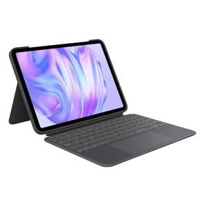 lot 16198 image: Logitech Combo Touch iPad Pro 11-inch (M4 and M5)(2024 and 2025) Keyboard Case - Detachable Backlit Keyboard with Kickstand, Comfortable Typing, USB Connectivity, Multi-use Mode - Midnight Black