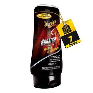 lot 16202 image: Meguiarfts Scratch-X G10307, Fine Scratch and Blemish Remover, Restores Clarity for Car Paint, Works Quickly and Easily, Safe and Effective on All Glossy Paints and Clear Coats, 7 Oz